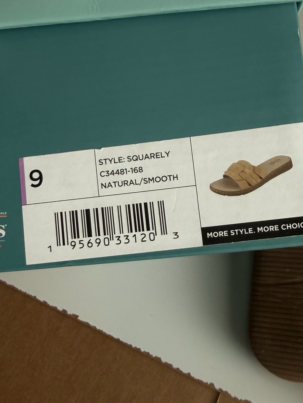Cliffs Slip in Brown sandals size 9 - Picture 3 of 5